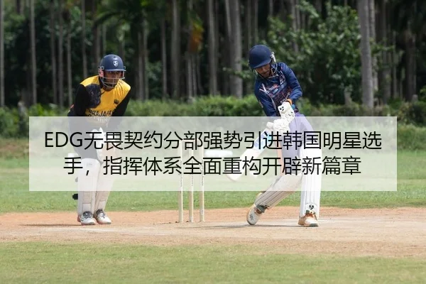 EDG无畏契约分部强势引进韩国明星选手，指挥体系全面重构开辟新篇章